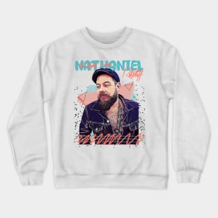 Retro Nathaniel Rateliff and The Nights Sweats /// Fan Art Design Crewneck Sweatshirt